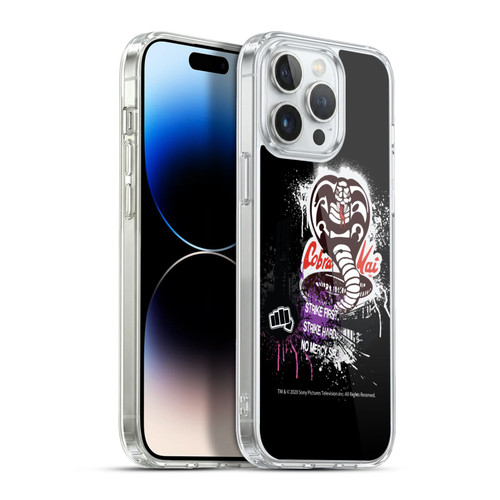 Cobra Kai Composed Art No Mercy Logo Soft Gel Case for Apple iPhone 13 Pro Max & MagSafe