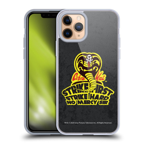 Cobra Kai Graphics 2 Strike Hard Logo Soft Gel Case for Apple iPhone 11 Pro