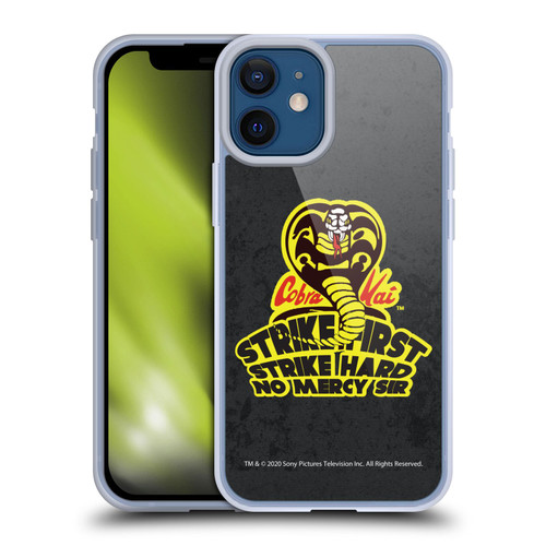 Cobra Kai Graphics 2 Strike Hard Logo Soft Gel Case for Apple iPhone 12 Mini