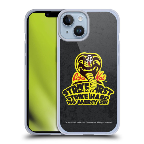 Cobra Kai Graphics 2 Strike Hard Logo Soft Gel Case for Apple iPhone 14