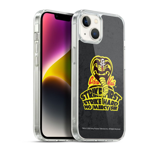 Cobra Kai Graphics 2 Strike Hard Logo Soft Gel Case for Apple iPhone 14 Plus & MagSafe