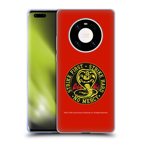 Cobra Kai Graphics Strike Logo Soft Gel Case for Huawei Mate 40 Pro 5G