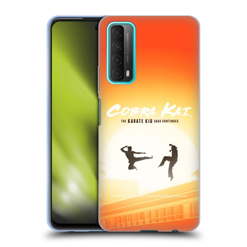 Cobra Kai Graphics Karate Kid Saga Soft Gel Case for Huawei P Smart (2021)