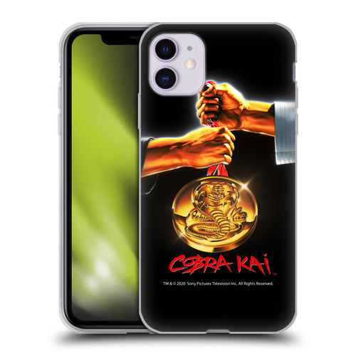 Cobra Kai Graphics Gold Medal Soft Gel Case for Apple iPhone 11