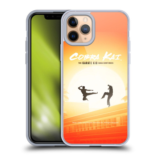 Cobra Kai Graphics Karate Kid Saga Soft Gel Case for Apple iPhone 11 Pro & MagSafe