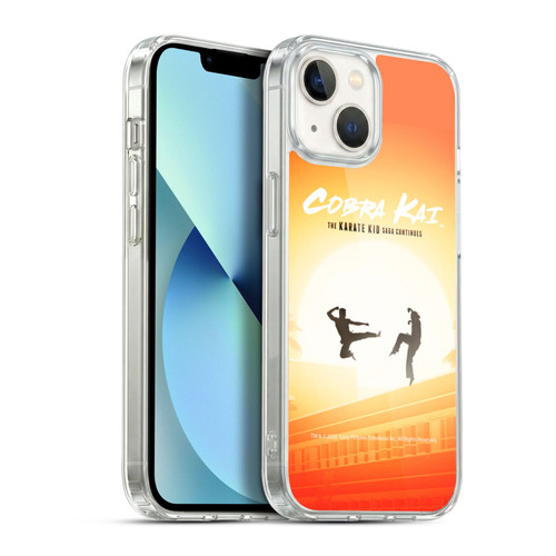 Cobra Kai Graphics Karate Kid Saga Soft Gel Case for Apple iPhone 13