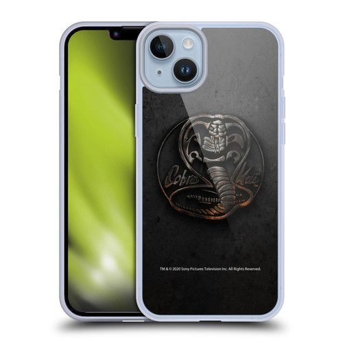 Cobra Kai Graphics Metal Logo Soft Gel Case for Apple iPhone 14 Plus & MagSafe