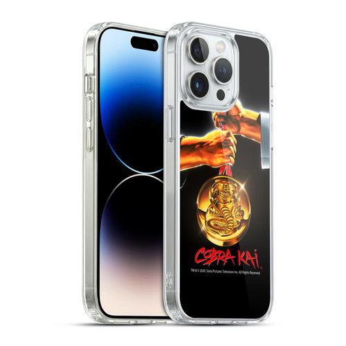 Cobra Kai Graphics Gold Medal Soft Gel Case for Apple iPhone 14 Pro Max & MagSafe
