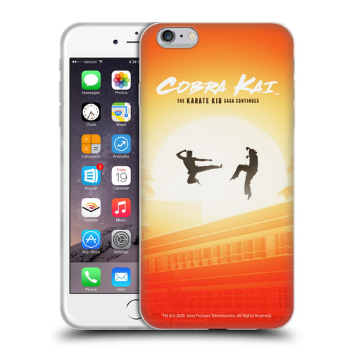 Cobra Kai Graphics Karate Kid Saga Soft Gel Case for Apple iPhone 6 Plus / iPhone 6s Plus