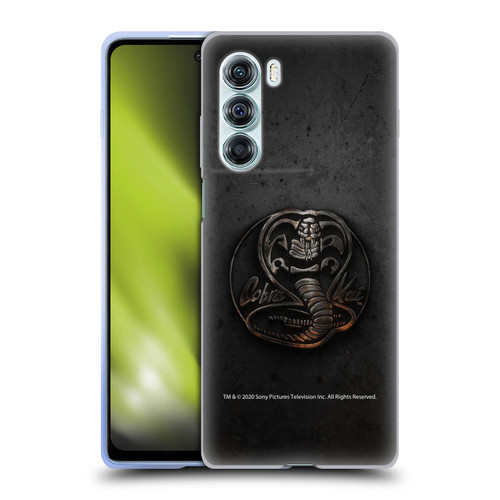 Cobra Kai Graphics Metal Logo Soft Gel Case for Motorola Edge S30 / Moto G200 5G