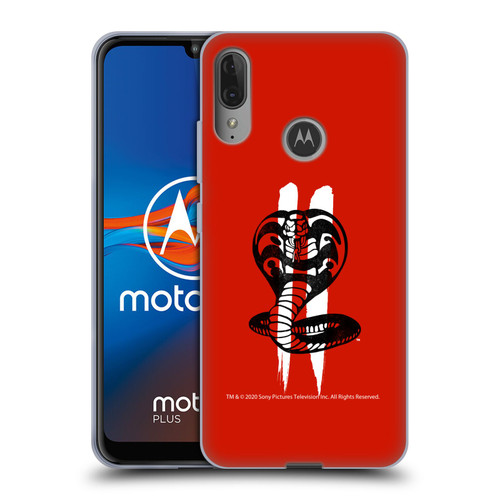 Cobra Kai Graphics Season 2 Logo Soft Gel Case for Motorola Moto E6 Plus