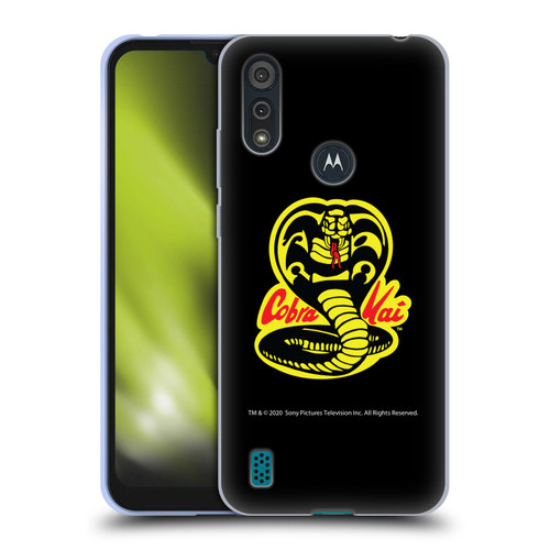 Cobra Kai Graphics Logo Soft Gel Case for Motorola Moto E6s (2020)