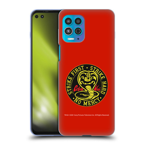 Cobra Kai Graphics Strike Logo Soft Gel Case for Motorola Moto G100