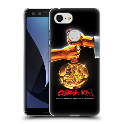 Cobra Kai Graphics Gold Medal Soft Gel Case for Google Pixel 3