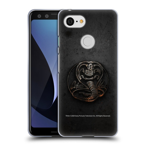 Cobra Kai Graphics Metal Logo Soft Gel Case for Google Pixel 3