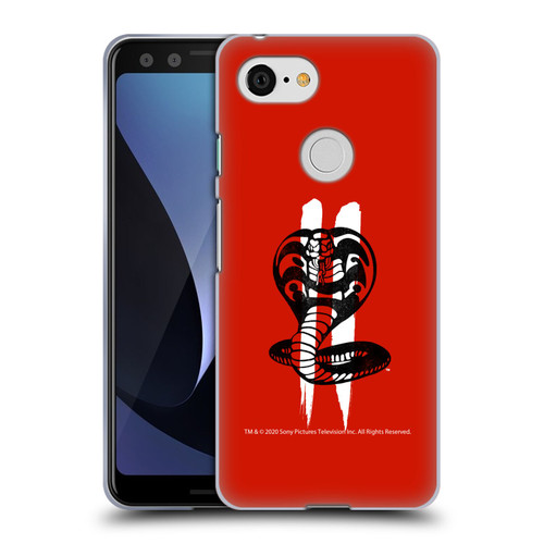 Cobra Kai Graphics Season 2 Logo Soft Gel Case for Google Pixel 3