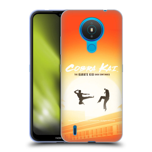 Cobra Kai Graphics Karate Kid Saga Soft Gel Case for Nokia 1.4