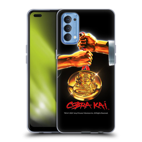 Cobra Kai Graphics Gold Medal Soft Gel Case for OPPO Reno 4 5G