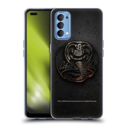 Cobra Kai Graphics Metal Logo Soft Gel Case for OPPO Reno 4 5G