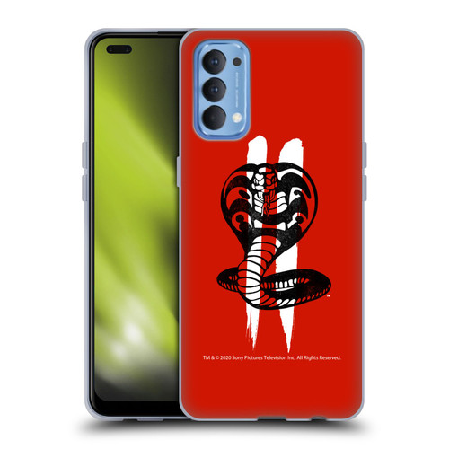 Cobra Kai Graphics Season 2 Logo Soft Gel Case for OPPO Reno 4 5G