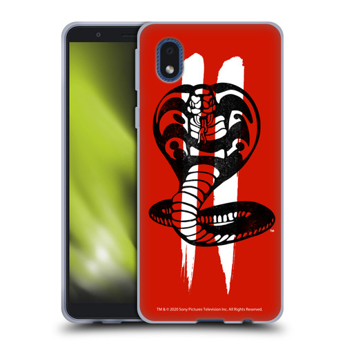 Cobra Kai Graphics Season 2 Logo Soft Gel Case for Samsung Galaxy A01 Core (2020)