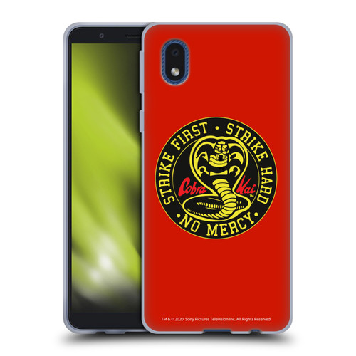 Cobra Kai Graphics Strike Logo Soft Gel Case for Samsung Galaxy A01 Core (2020)