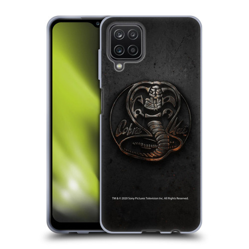 Cobra Kai Graphics Metal Logo Soft Gel Case for Samsung Galaxy A12 (2020)