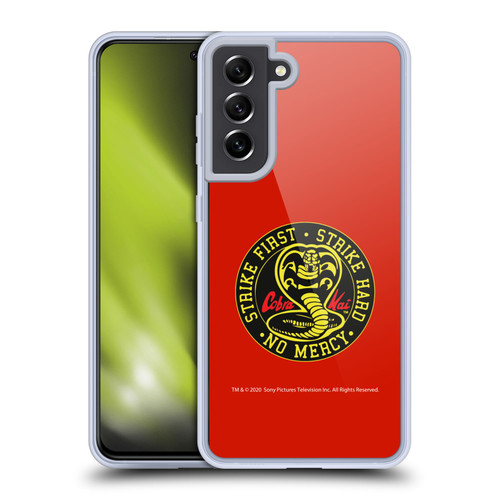 Cobra Kai Graphics Strike Logo Soft Gel Case for Samsung Galaxy S21 FE 5G & MagSafe