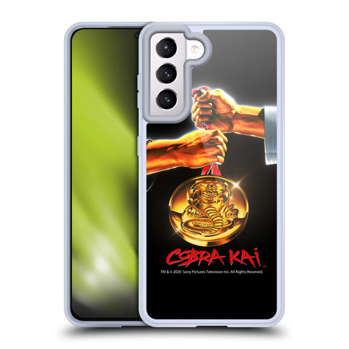 Cobra Kai Graphics Gold Medal Soft Gel Case for Samsung Galaxy S21 5G & MagSafe