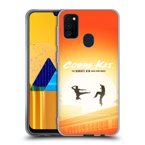 Cobra Kai Graphics Karate Kid Saga Soft Gel Case for Samsung Galaxy M30s (2019)/M21 (2020)