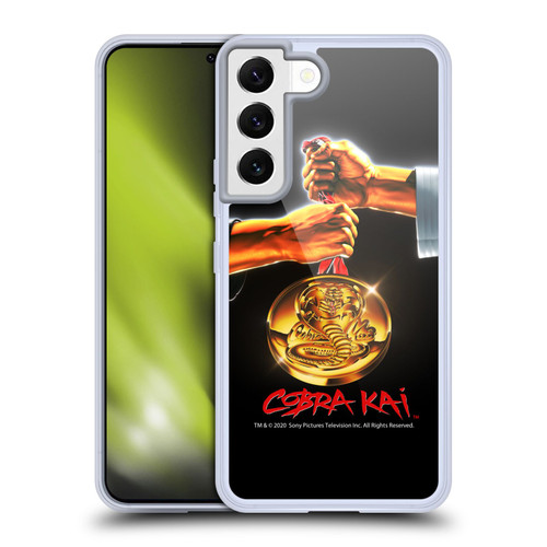 Cobra Kai Graphics Gold Medal Soft Gel Case for Samsung Galaxy S22 5G & MagSafe