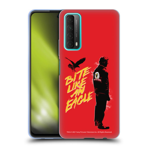 Cobra Kai Key Art Johnny Lawrence Eagle Bite Soft Gel Case for Huawei P Smart (2021)
