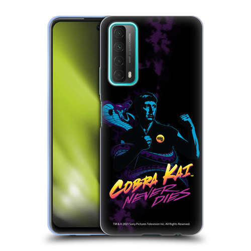 Cobra Kai Key Art Johnny Lawrence Never Dies Soft Gel Case for Huawei P Smart (2021)