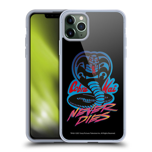 Cobra Kai Key Art Never Dies Logo Soft Gel Case for Apple iPhone 11 Pro Max