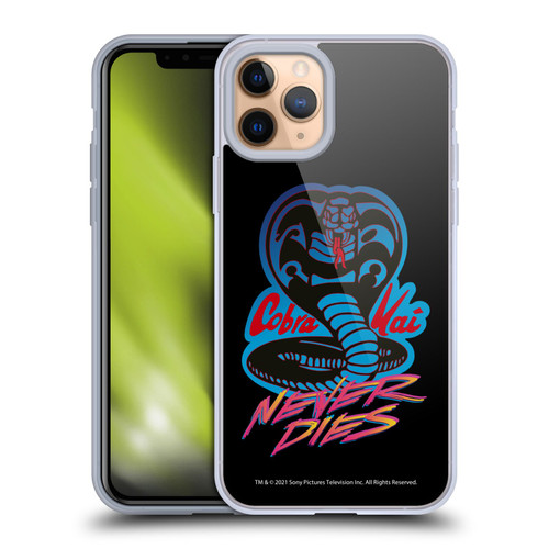 Cobra Kai Key Art Never Dies Logo Soft Gel Case for Apple iPhone 11 Pro