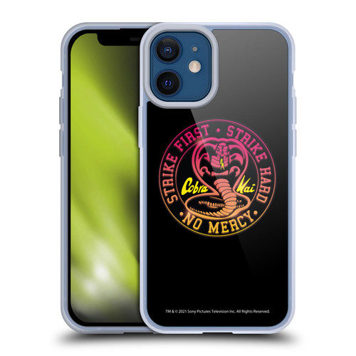 Cobra Kai Key Art Strike Hard Logo Soft Gel Case for Apple iPhone 12 Mini
