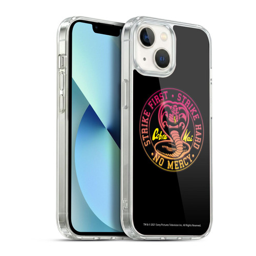 Cobra Kai Key Art Strike Hard Logo Soft Gel Case for Apple iPhone 13