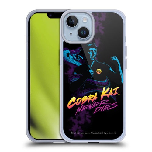 Cobra Kai Key Art Johnny Lawrence Never Dies Soft Gel Case for Apple iPhone 14