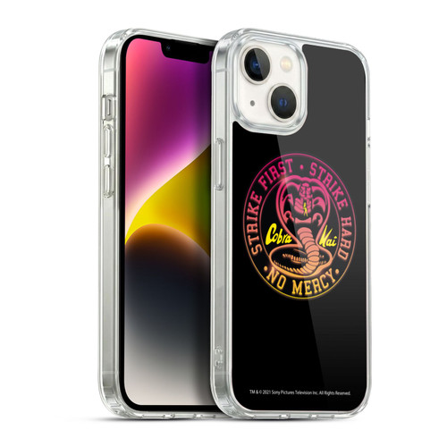 Cobra Kai Key Art Strike Hard Logo Soft Gel Case for Apple iPhone 14