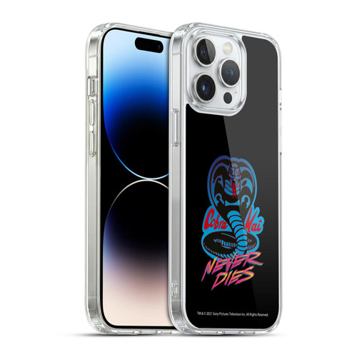 Cobra Kai Key Art Never Dies Logo Soft Gel Case for Apple iPhone 14 Pro Max & MagSafe