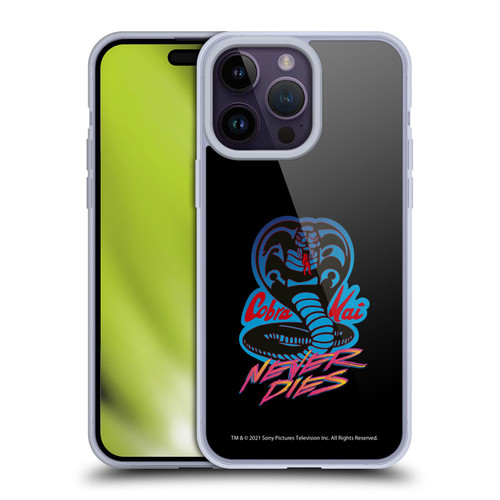 Cobra Kai Key Art Never Dies Logo Soft Gel Case for Apple iPhone 14 Pro Max