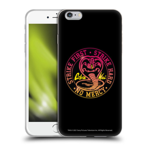 Cobra Kai Key Art Strike Hard Logo Soft Gel Case for Apple iPhone 6 Plus / iPhone 6s Plus