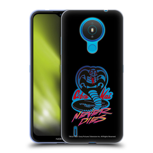 Cobra Kai Key Art Never Dies Logo Soft Gel Case for Nokia 1.4