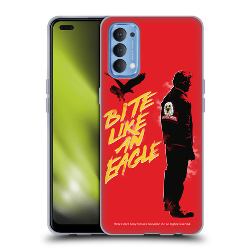 Cobra Kai Key Art Johnny Lawrence Eagle Bite Soft Gel Case for OPPO Reno 4 5G