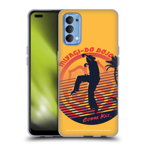 Cobra Kai Key Art Miyagi Do Logo Soft Gel Case for OPPO Reno 4 5G