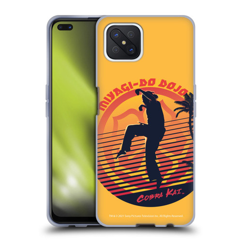 Cobra Kai Key Art Miyagi Do Logo Soft Gel Case for OPPO Reno4 Z 5G