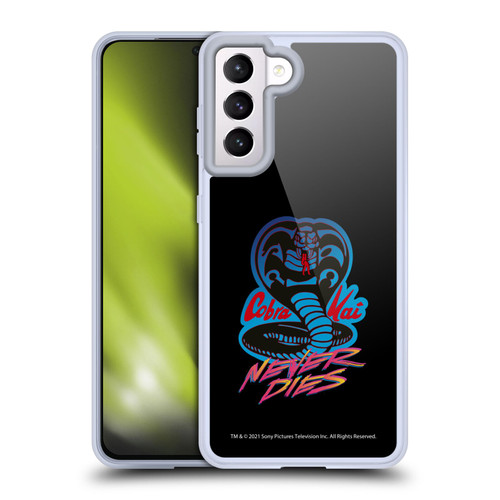 Cobra Kai Key Art Never Dies Logo Soft Gel Case for Samsung Galaxy S21 5G