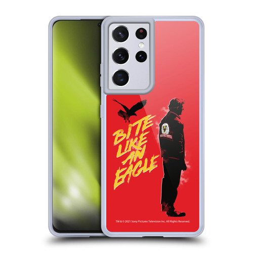 Cobra Kai Key Art Johnny Lawrence Eagle Bite Soft Gel Case for Samsung Galaxy S21 Ultra 5G