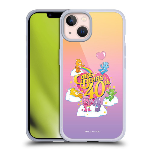 Care Bears 40th Anniversary Celebrate Soft Gel Case for Apple iPhone 13