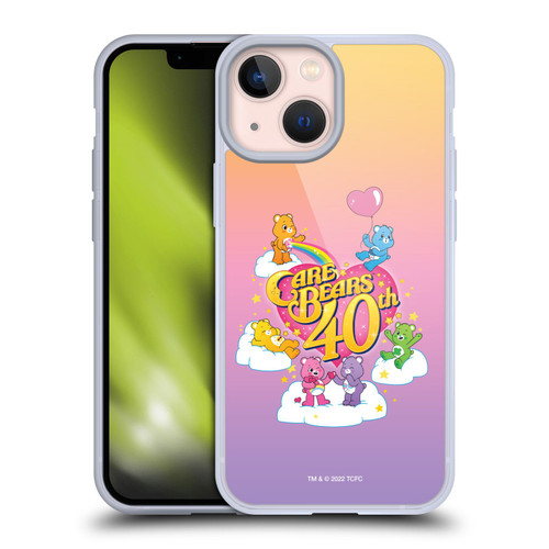 Care Bears 40th Anniversary Celebrate Soft Gel Case for Apple iPhone 13 Mini